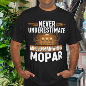 Never Underestimate An Old Man With A Mopar vintag T-Shirts Heavyweight T-shirt